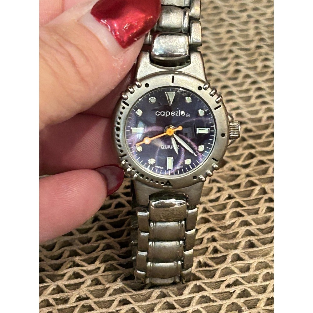 Capezio 202 Women Watch Stainless Steel Silver Quartz Needs Battery